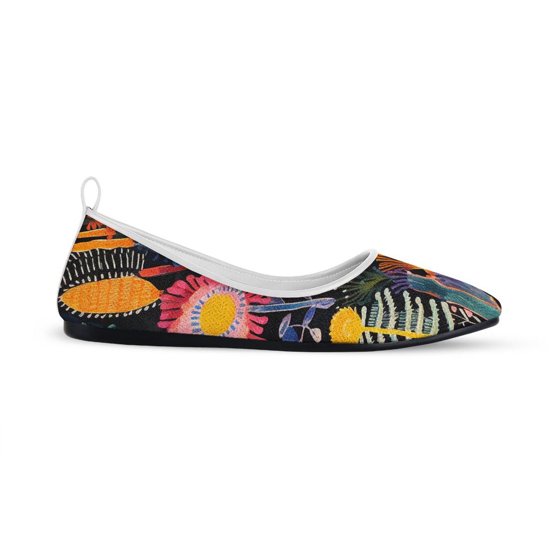 White Round Toe Shoe Sea Life - CANVAEGYPT