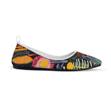 White Round Toe Shoe Sea Life - CANVAEGYPT