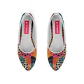 White Round Toe Shoe Splash