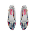 White Round Toe Shoe Stipples