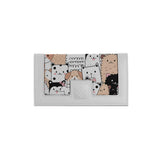 White Sleek Elegance Fold Wallet Playful Kawaii Critter Charm - 2