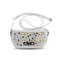 White Swag Crossbody Geometric