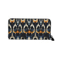Women's Wallet Teal Tribal Symmetry