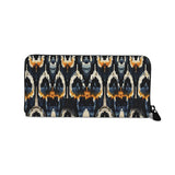 Women's Wallet Teal Tribal Symmetry - CANVAEGYPT