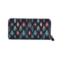Women's Wallet Vibrant Peacock Droplets