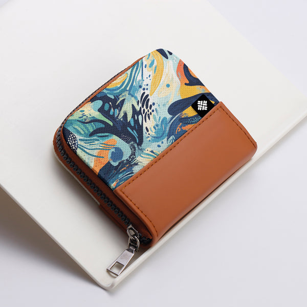 Havana ZipPop Wallet Coral Swirl - 1