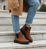 Chelsea Bootie Havana - 1