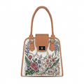 Havana Metropolitan Charm Bag Vintage Floral Wisteria and Rose Garden