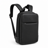 Daybook Backpack – Black, three-quarter view – ECADRA
