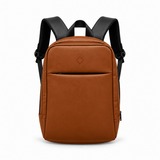 Daybook Backpack – Havana faux leather laptop backpack – شنطة ضهر لابتوب حريمي هافانا – ECADRA