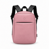 Daybook Backpack – Rose faux leather laptop backpack – شنطة ضهر لابتوب حريمي روز – ECADRA