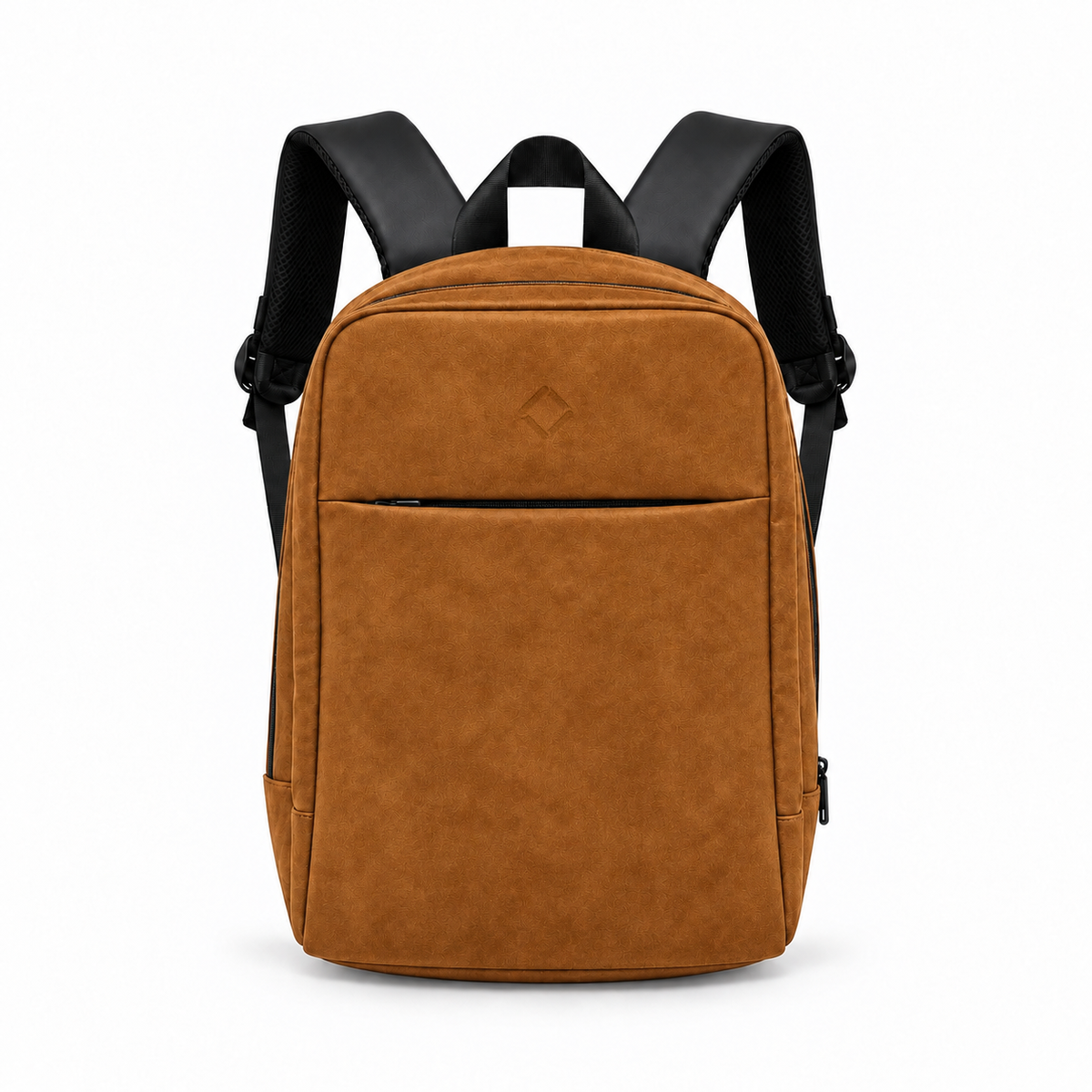 Daybook Backpack – Faux Suede – Havana faux suede laptop backpack – شنطة ضهر لابتوب حريمي هافانا – ECADRA