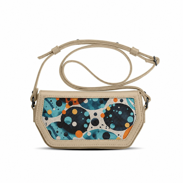 Beige Swag Crossbody Bubbles – شنطة كروس ميني – ECADRA