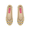 Beige Voyage Round Toe African Yellows