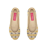 Beige Voyage Round Toe African Yellows - CANVAEGYPT