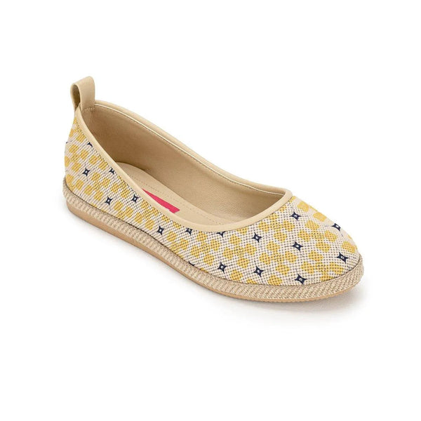 Beige Voyage Round Toe Small Rect