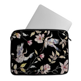Birds Floral Print design printed on a laptop sleeves — ECADRA