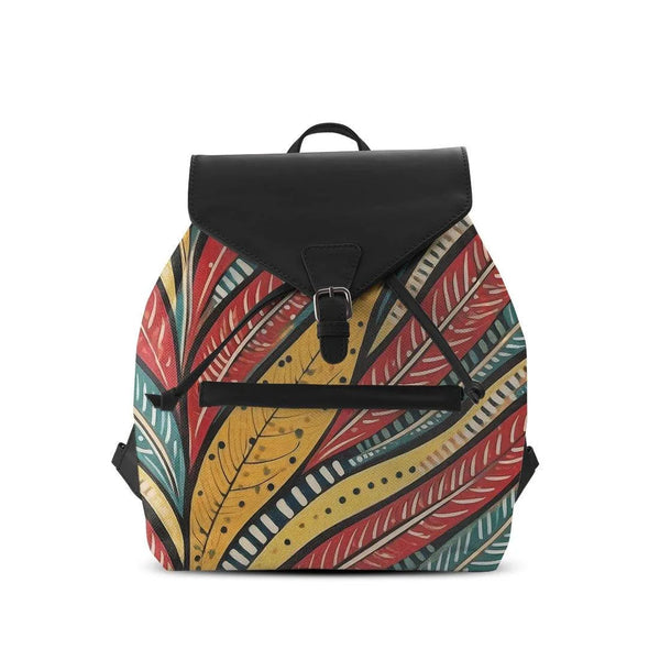 شنطة ظهر Aurora Backpack Leaves – أسود