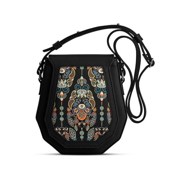 Black Polygon Crossbags Agy – شنطة كروس صغيرة – ECADRA