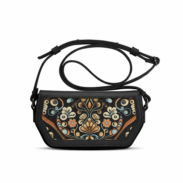 Black Swag Crossbody Classic – شنطة كروس ميني – ECADRA
