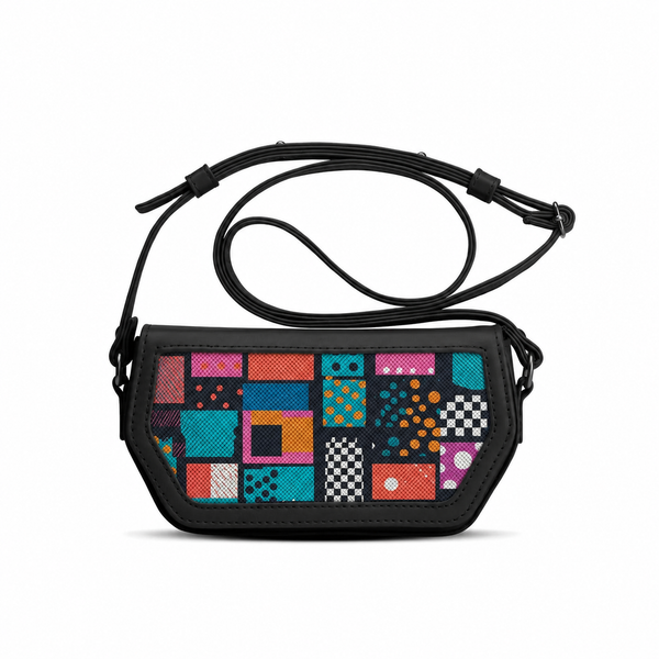 Black Swag Crossbody Trendy – شنطة كروس ميني – ECADRA