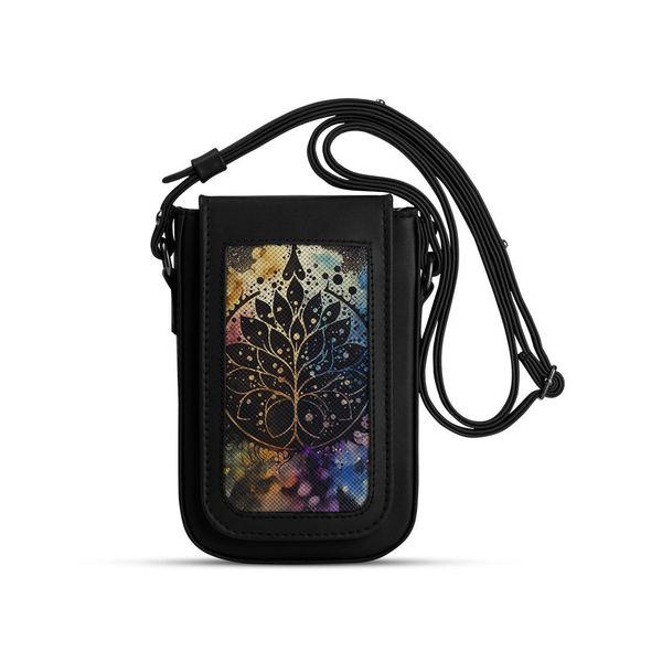 Black Tagged Crossbag Symbol – شنطة كروس للموبايل – ECADRA
