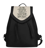 Black City Serenade Backpack In The Waiting God Is Preparing Something Better Than You Want - 1