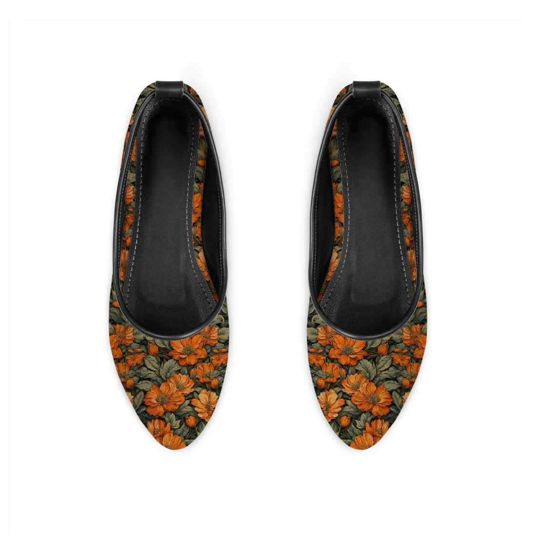 Bloom canyon design printed on a footwear — ECADRA
