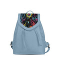 Blue City Serenade Backpack Purple Ikat Mirage