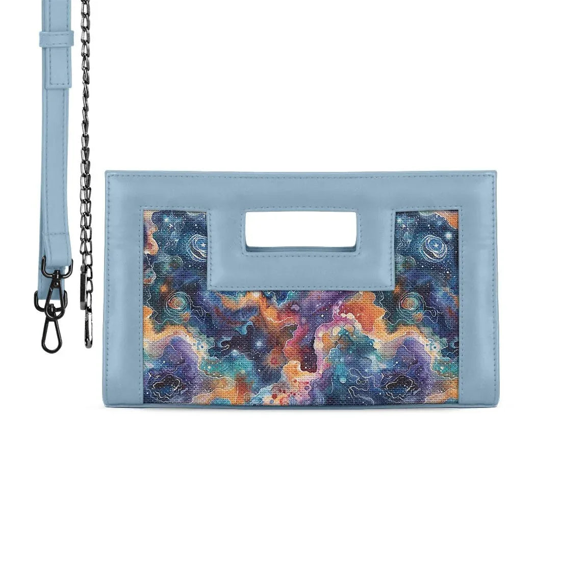 Blue City Sleek Clutch Galaxy Shapes - CANVAEGYPT