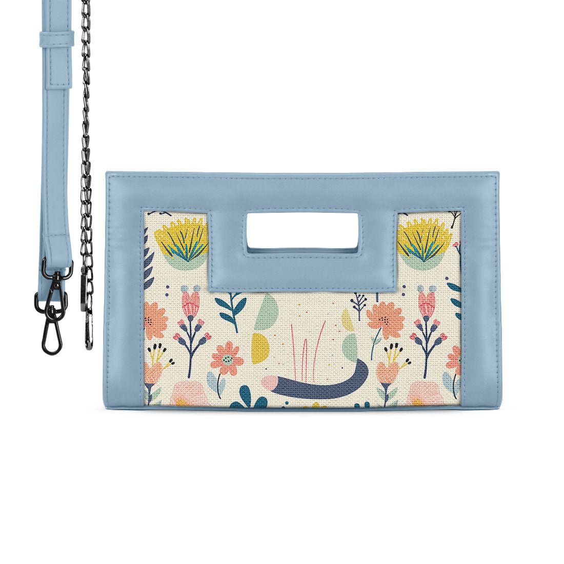 Blue City Sleek Clutch Spring Floral