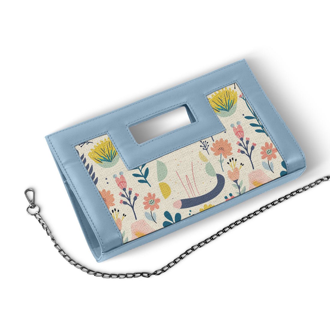 Blue City Sleek Clutch Spring Floral