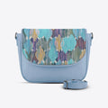 Blue Messenger Crossbody Iris
