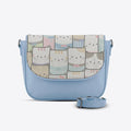 Blue Messenger Crossbody Kitty