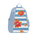 Blue Mixed Backpack Blue Floral