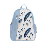 Blue Mixed Backpack Feathers - CANVAEGYPT