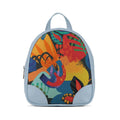 Blue O Mini Backpacks Colored Leafs