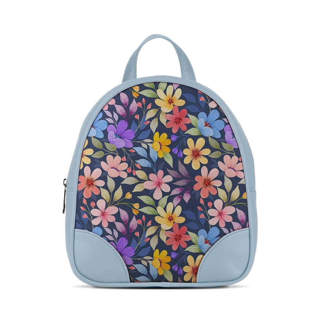 Blue O Mini Backpacks Purple Floral - CANVAEGYPT