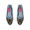 Blue Round Toe Shoe Agy