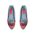 Blue Round Toe Shoe Brush
