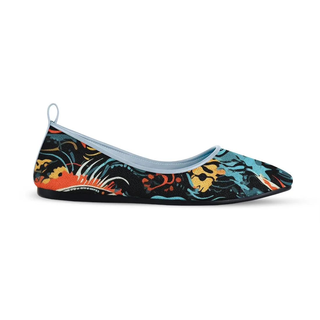 Blue Round Toe Shoe Chromatic - CANVAEGYPT