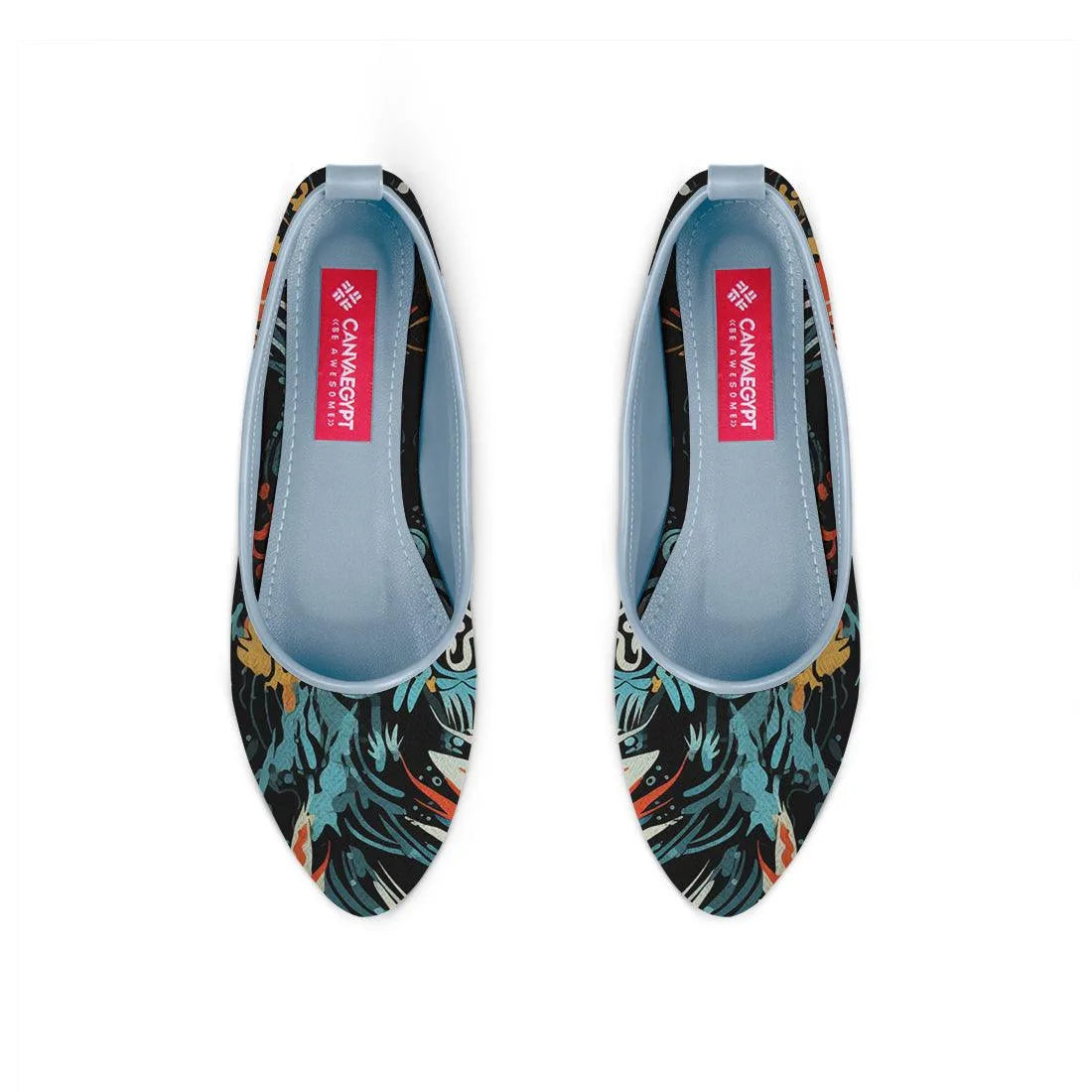 Blue Round Toe Shoe Chromatic - CANVAEGYPT