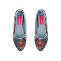 Blue Round Toe Shoe Crush