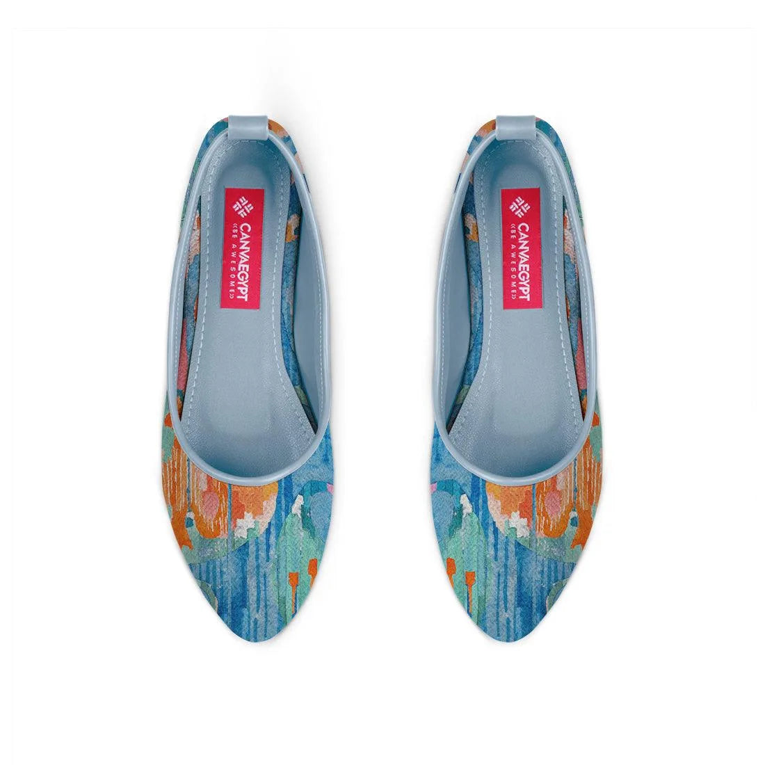 Blue Round Toe Shoe Electric blue - CANVAEGYPT