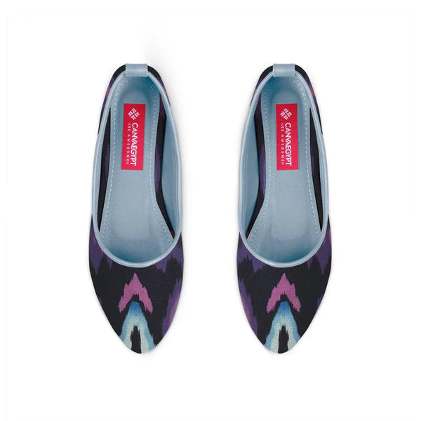 Blue Round Toe Shoe Faded - CANVAEGYPT