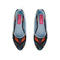 Blue Round Toe Shoe Fiery