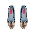 Blue Round Toe Shoe Flame