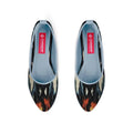 Blue Round Toe Shoe Flamy
