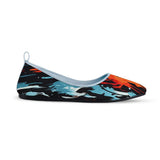Blue Round Toe Shoe Flaring - CANVAEGYPT