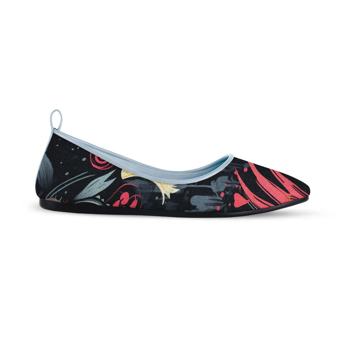 Blue Round Toe Shoe Flecks - CANVAEGYPT
